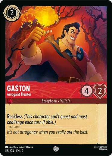 Image for Gaston - Arrogant Hunter (115/204) [Fabled] - Disney Lorcana