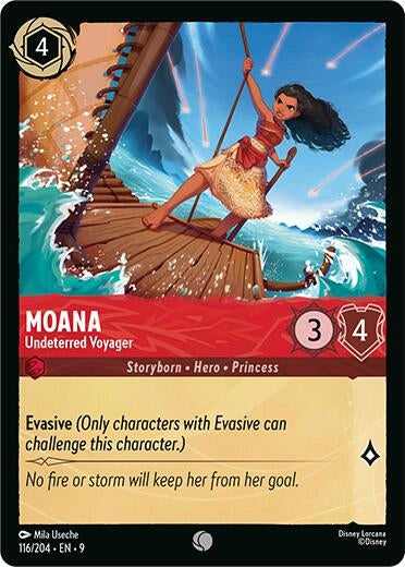 Image for Moana - Undeterred Voyager (116/204) [Fabled] (Cold Foil) - Disney Lorcana