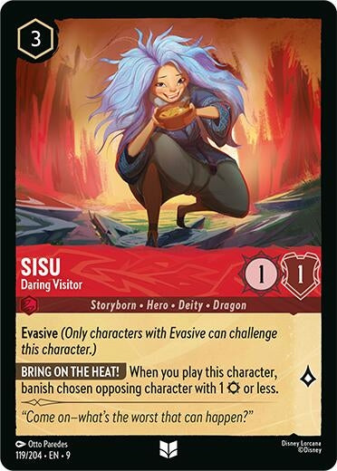 Image for Sisu - Daring Visitor (119/204) [Fabled] - Disney Lorcana