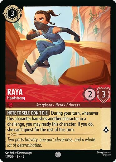 Image for Raya - Headstrong (127/204) [Fabled] - Disney Lorcana