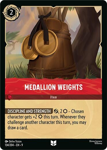 Image for Medallion Weights (134/204) [Fabled] - Disney Lorcana