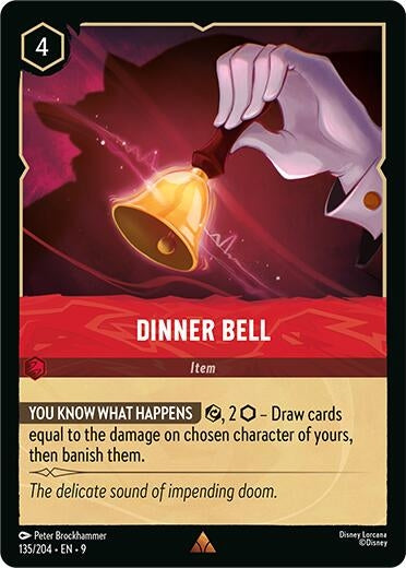 Image for Dinner Bell (135/204) [Fabled] - Disney Lorcana