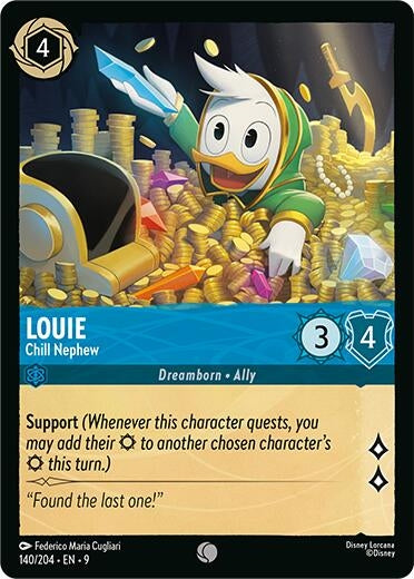 Image for Louie - Chill Nephew (140/204) [Fabled] (Cold Foil) - Disney Lorcana