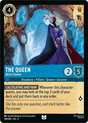 Image for The Queen - Mirror Seeker (149/204) [Fabled] (Cold Foil) - Disney Lorcana