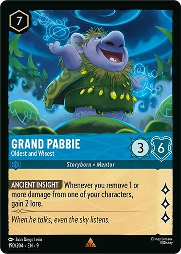 Image for Grand Pabbie - Oldest and Wisest (150/204) [Fabled] - Disney Lorcana