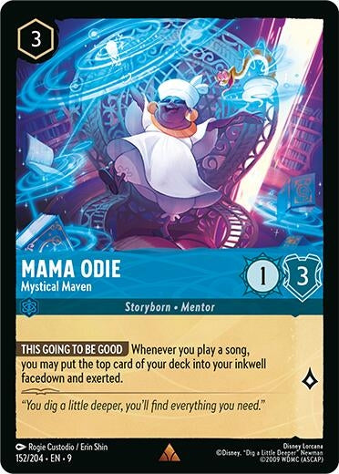 Image for Mama Odie - Mystical Maven (152/204) [Fabled] - Disney Lorcana