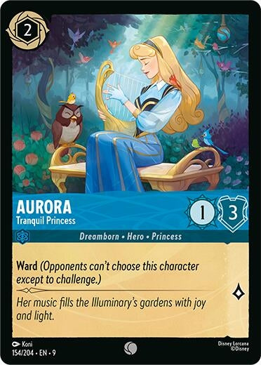 Image for Aurora - Tranquil Princess (154/204) [Fabled] (Cold Foil) - Disney Lorcana