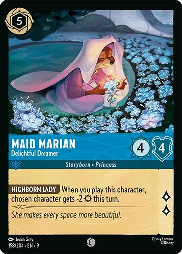 Image for Maid Marian - Delightful Dreamer (158/204) [Fabled] (Cold Foil) - Disney Lorcana