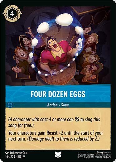Image for Four Dozen Eggs (164/204) [Fabled] (Cold Foil) - Disney Lorcana