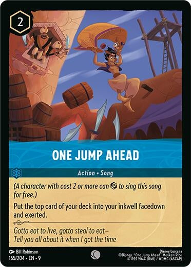 Image for One Jump Ahead (165/204) [Fabled] - Disney Lorcana