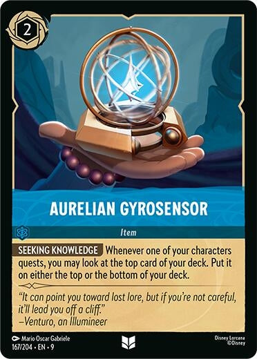 Image for Aurelian Gyrosensor (167/204) [Fabled] - Disney Lorcana