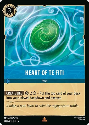 Image for Heart of Te Fiti (168/204) [Fabled] (Cold Foil) - Disney Lorcana