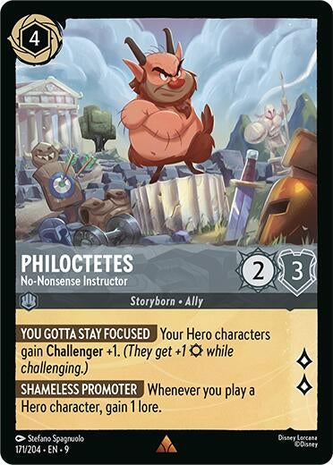 Image for Philoctetes - No-Nonsense Instructor (171/204) [Fabled] - Disney Lorcana