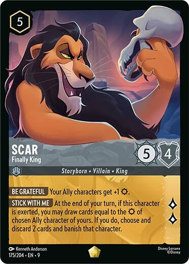 Image for Scar - Finally King (175/204) [Fabled] - Disney Lorcana