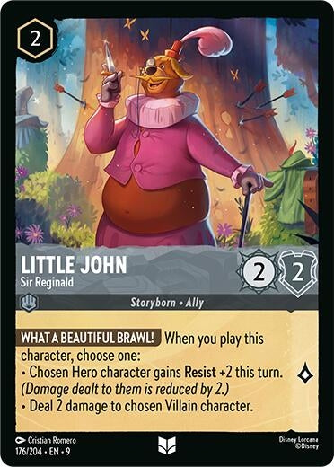 Image for Little John - Sir Reginald (176/204) [Fabled] (Cold Foil) - Disney Lorcana