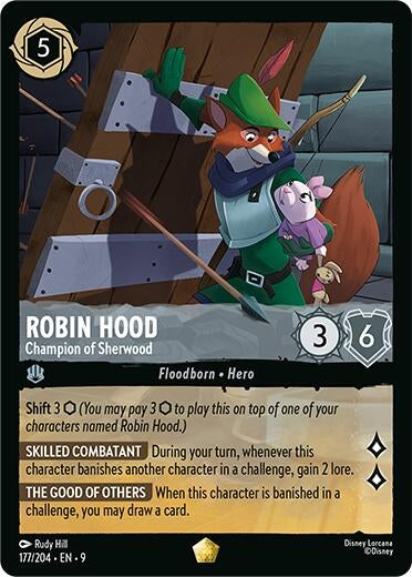 Image for Robin Hood - Champion of Sherwood (177/204) [Fabled] (Cold Foil) - Disney Lorcana