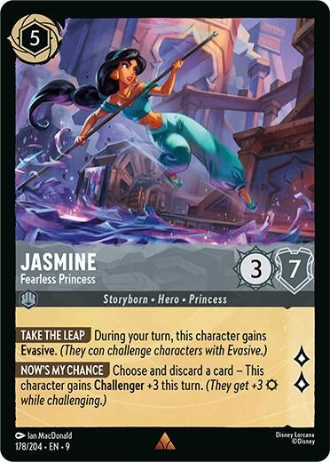 Image for Jasmine - Fearless Princess (178/204) [Fabled] - Disney Lorcana