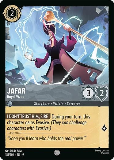 Image for Jafar - Royal Vizier (181/204) [Fabled] - Disney Lorcana