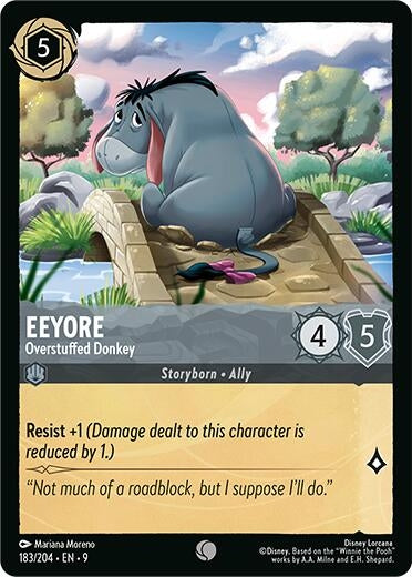 Image for Eeyore - Overstuffed Donkey (183/204) [Fabled] - Disney Lorcana
