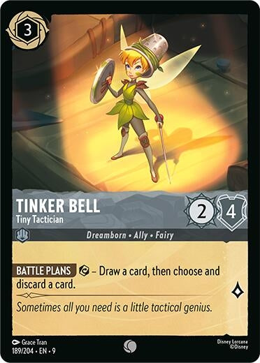 Image for Tinker Bell - Tiny Tactician (189/204) [Fabled] - Disney Lorcana