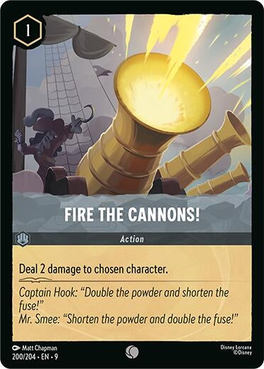 Image for Fire the Cannons! (200/204) [Fabled] - Disney Lorcana