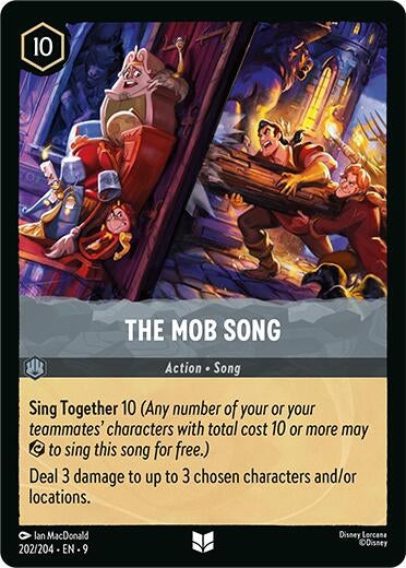 Image for The Mob Song (202/204) [Fabled] (Cold Foil) - Disney Lorcana