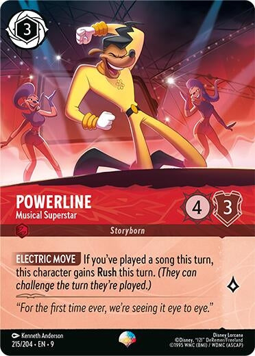 Image for Powerline - Musical Superstar (Epic) (215/204) [Fabled] (Holofoil) - Disney Lorcana