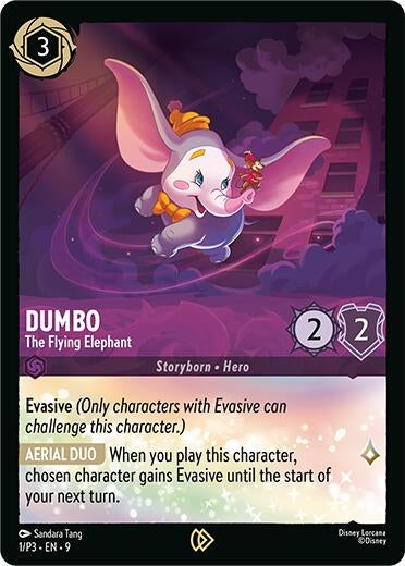 Image for Dumbo - The Flying Elephant (1) [Disney Lorcana Promo Cards] (Cold Foil) - Disney Lorcana