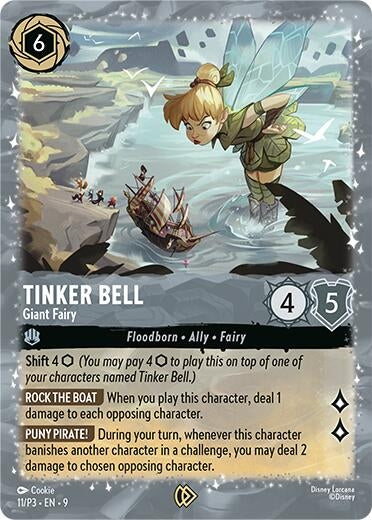 Image for Tinker Bell - Giant Fairy (11) [Disney Lorcana Promo Cards] (Holofoil) - Disney Lorcana