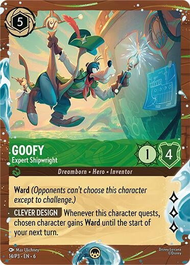 Image for Goofy - Expert Shipwright (Disney Cruise Promo) (14) [Disney Lorcana Promo Cards] (Holofoil) - Disney Lorcana