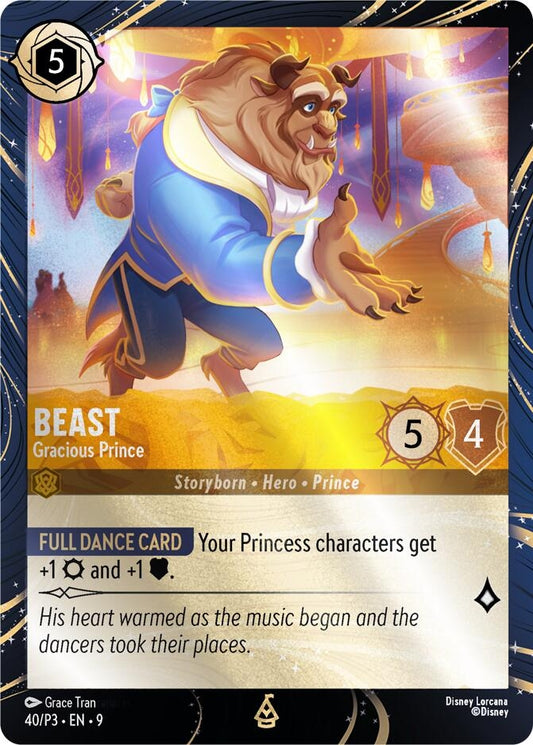 Image for Beast - Gracious Prince (40) [Disney Lorcana Promo Cards] (Holofoil) - Disney Lorcana