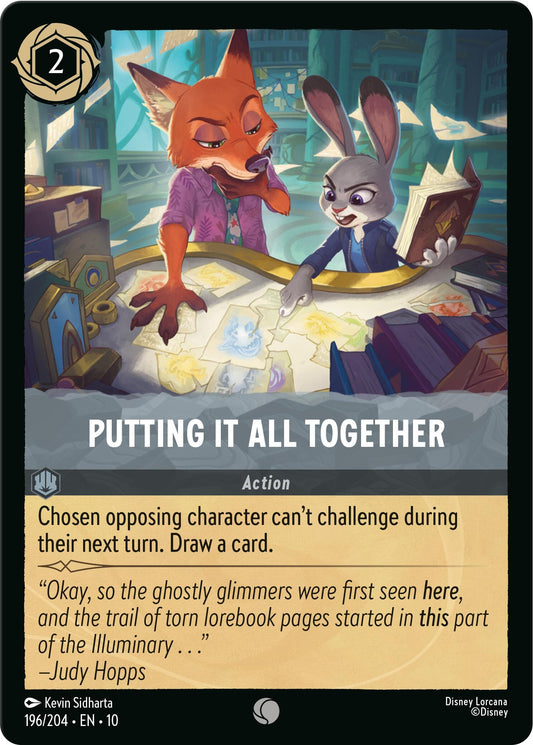Image for Putting It All Together (196/204) [Whispers in the Well] (Cold Foil) - Disney Lorcana