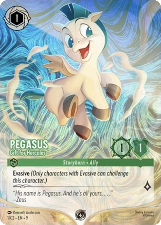 Image for Pegasus - Gift for Hercules (1) (1) [Disney Lorcana Promo Cards] (Holofoil) - Disney Lorcana