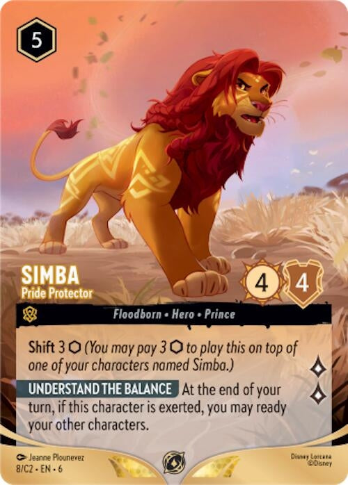 Image for Simba - Pride Protector (8) [Disney Lorcana Promo Cards] (Holofoil) - Disney Lorcana