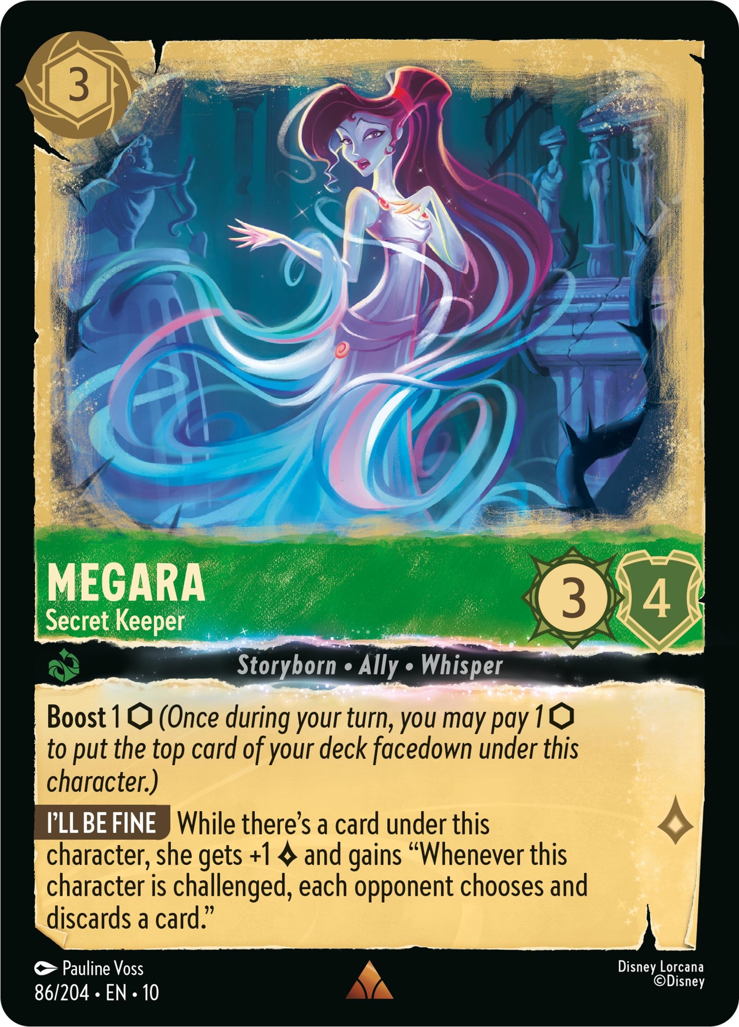 Image for Megara - Secret Keeper (86/204) [Whispers in the Well] (Holofoil) - Disney Lorcana