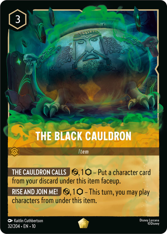 Image for The Black Cauldron (32/204) [Whispers in the Well] (Cold Foil) - Disney Lorcana