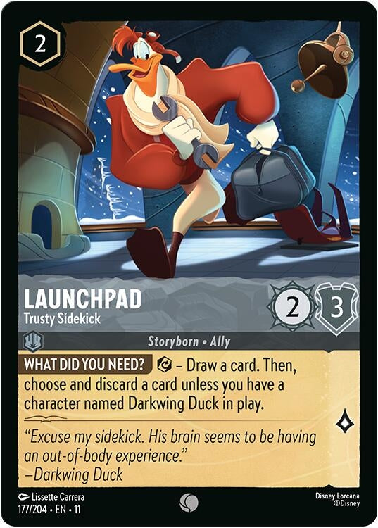 Image for Launchpad - Trusty Sidekick (177/204) [Winterspell] (Cold Foil) - Disney Lorcana