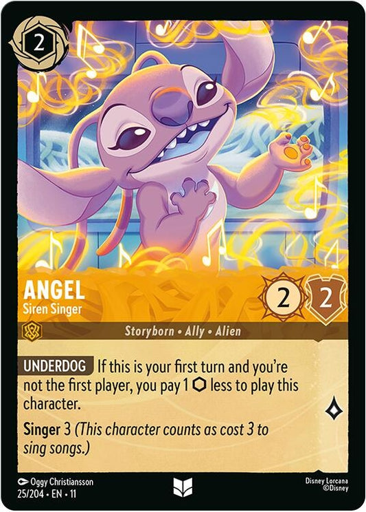 Image for Angel - Siren Singer (25/204) [Winterspell] (Cold Foil) - Disney Lorcana