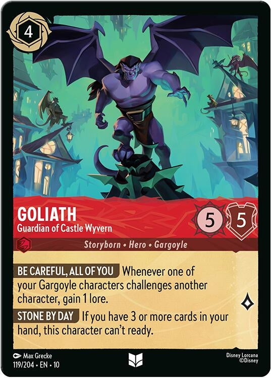 Image for Goliath - Guardian of Castle Wyvern (119/204) [Whispers in the Well] (Cold Foil) - Disney Lorcana