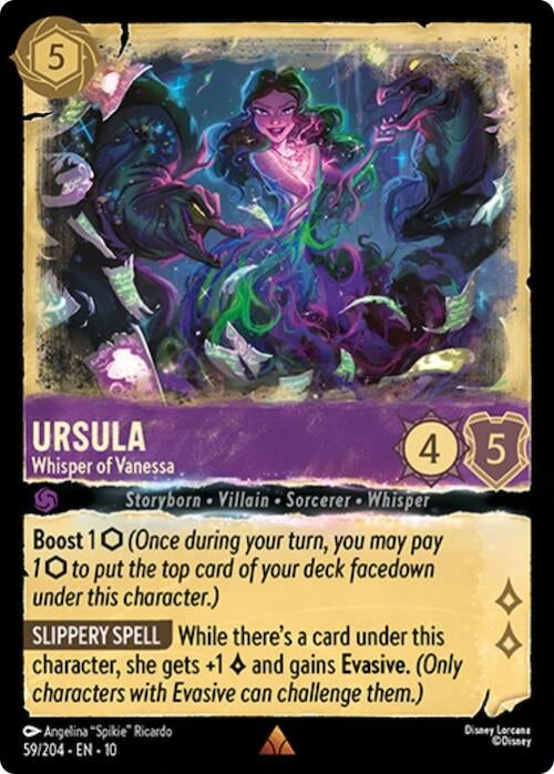 Image for Ursula - Whisper of Vanessa (59/204) [Whispers in the Well] (Cold Foil) - Disney Lorcana