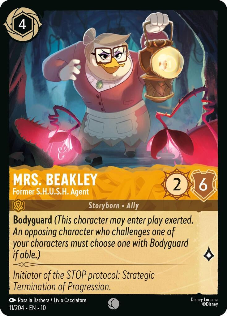 Image for Mrs. Beakley - Former S.H.U.S.H. Agent (11/204) [Whispers in the Well] - Disney Lorcana