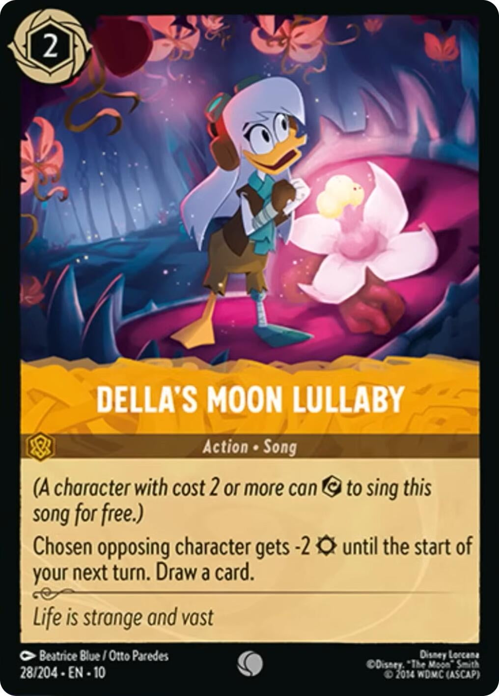 Image for Della's Moon Lullaby (28/204) [Whispers in the Well] - Disney Lorcana