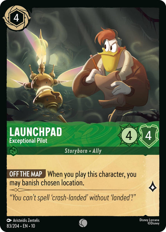 Image for Launchpad - Exceptional Pilot (83/204) [Whispers in the Well] - Disney Lorcana