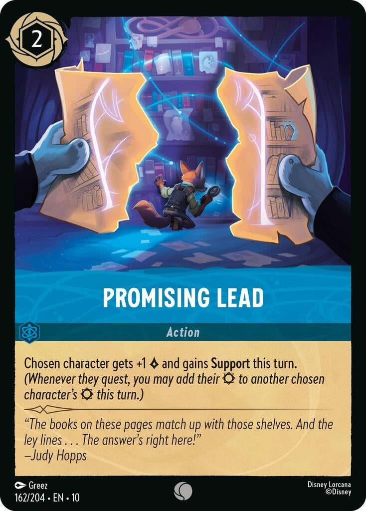 Image for Promising Lead (162/204) [Whispers in the Well] (Cold Foil) - Disney Lorcana