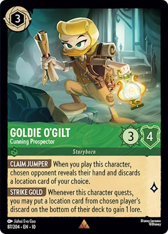 Image for Goldie O'Gilt - Cunning Prospector (87/204) [Whispers in the Well] (Cold Foil) - Disney Lorcana