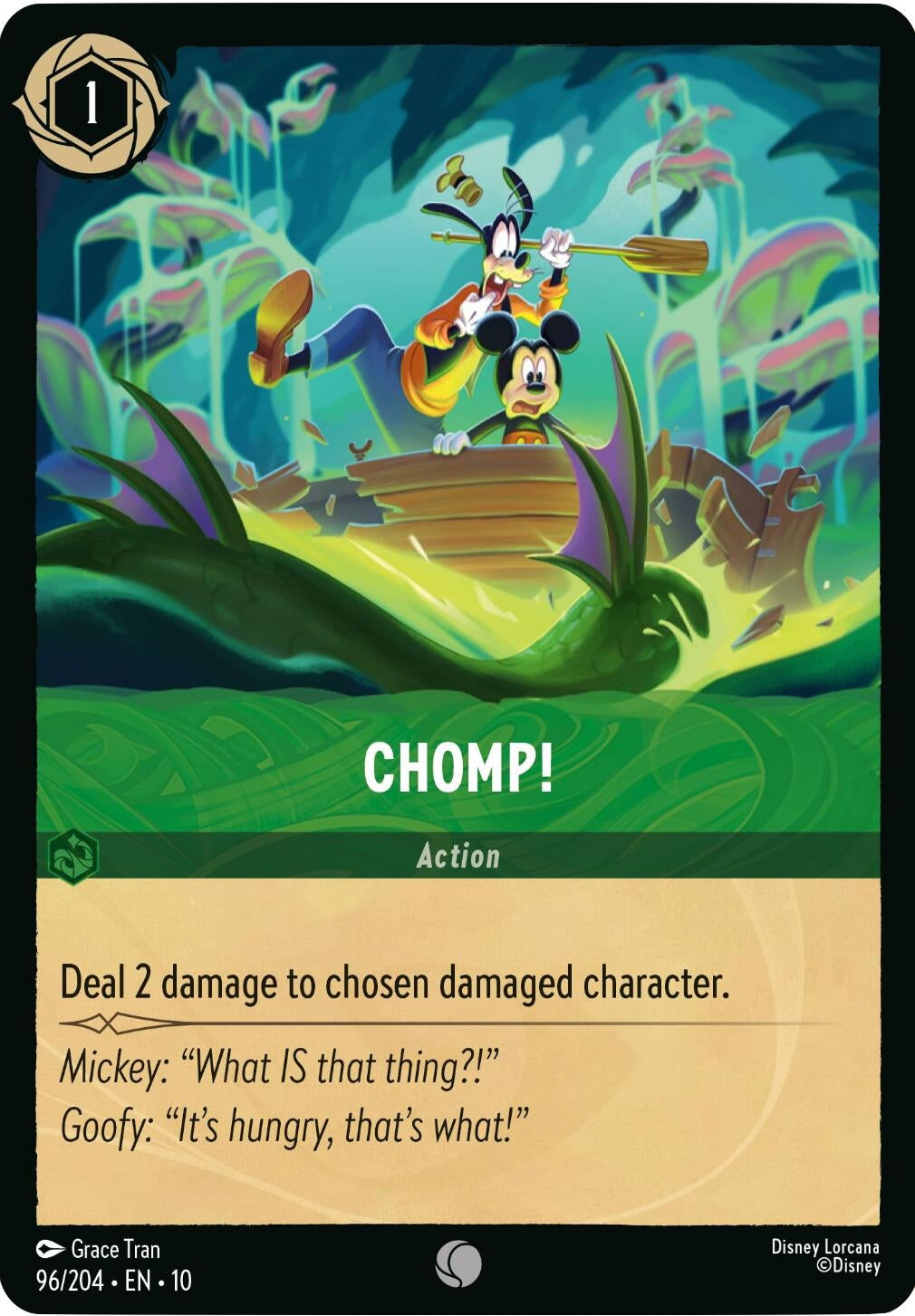Image for Chomp! (96/204) [Whispers in the Well] (Cold Foil) - Disney Lorcana