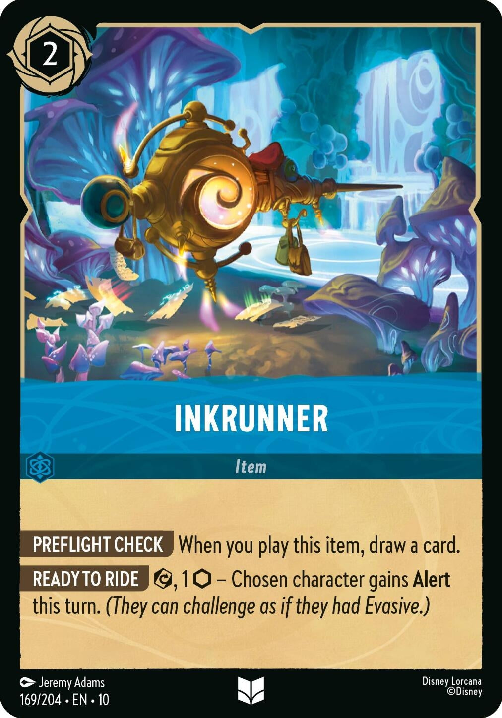 Image for Inkrunner (169/204) [Whispers in the Well] (Cold Foil) - Disney Lorcana