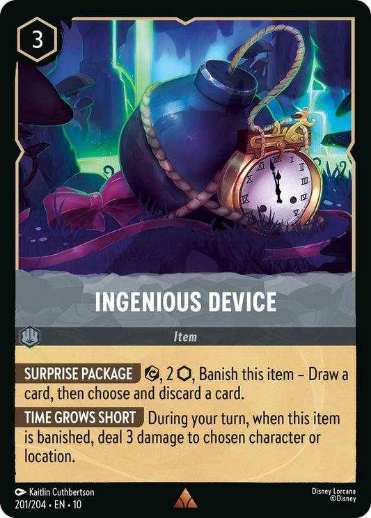 Image for Ingenious Device (201/204) [Whispers in the Well] (Cold Foil) - Disney Lorcana