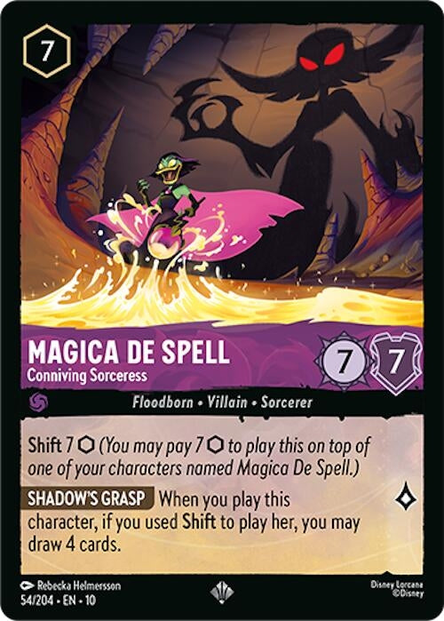 Image for Magica De Spell - Conniving Sorceress (54/204) [Whispers in the Well] - Disney Lorcana