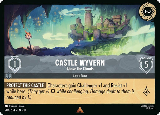Image for Castle Wyvern - Above the Clouds (204/204) [Whispers in the Well] (Cold Foil) - Disney Lorcana
